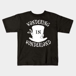 Wandering in Wonderland Kids T-Shirt